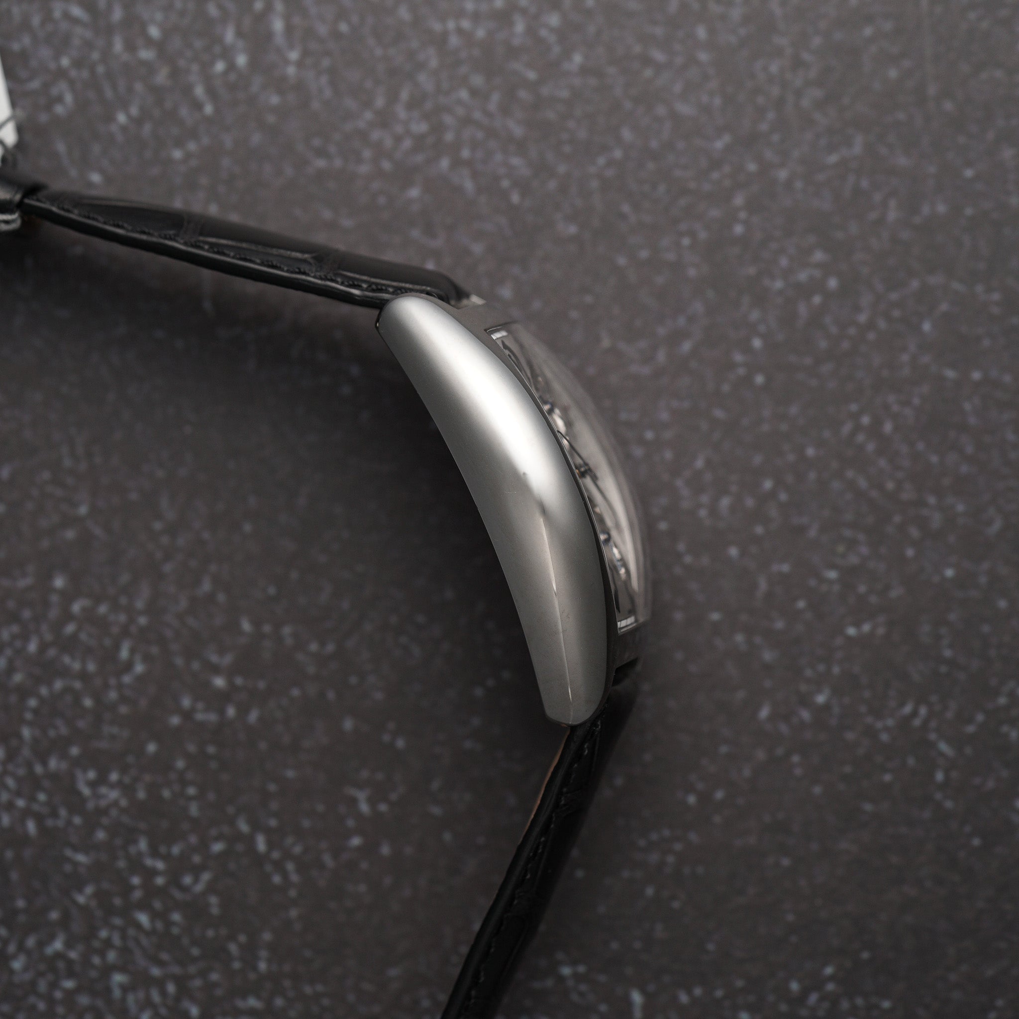 Franck Muller 8880MBSCDTACE Cintree Curvex Master Banker Automatic Date Stainless Steel Watch case side