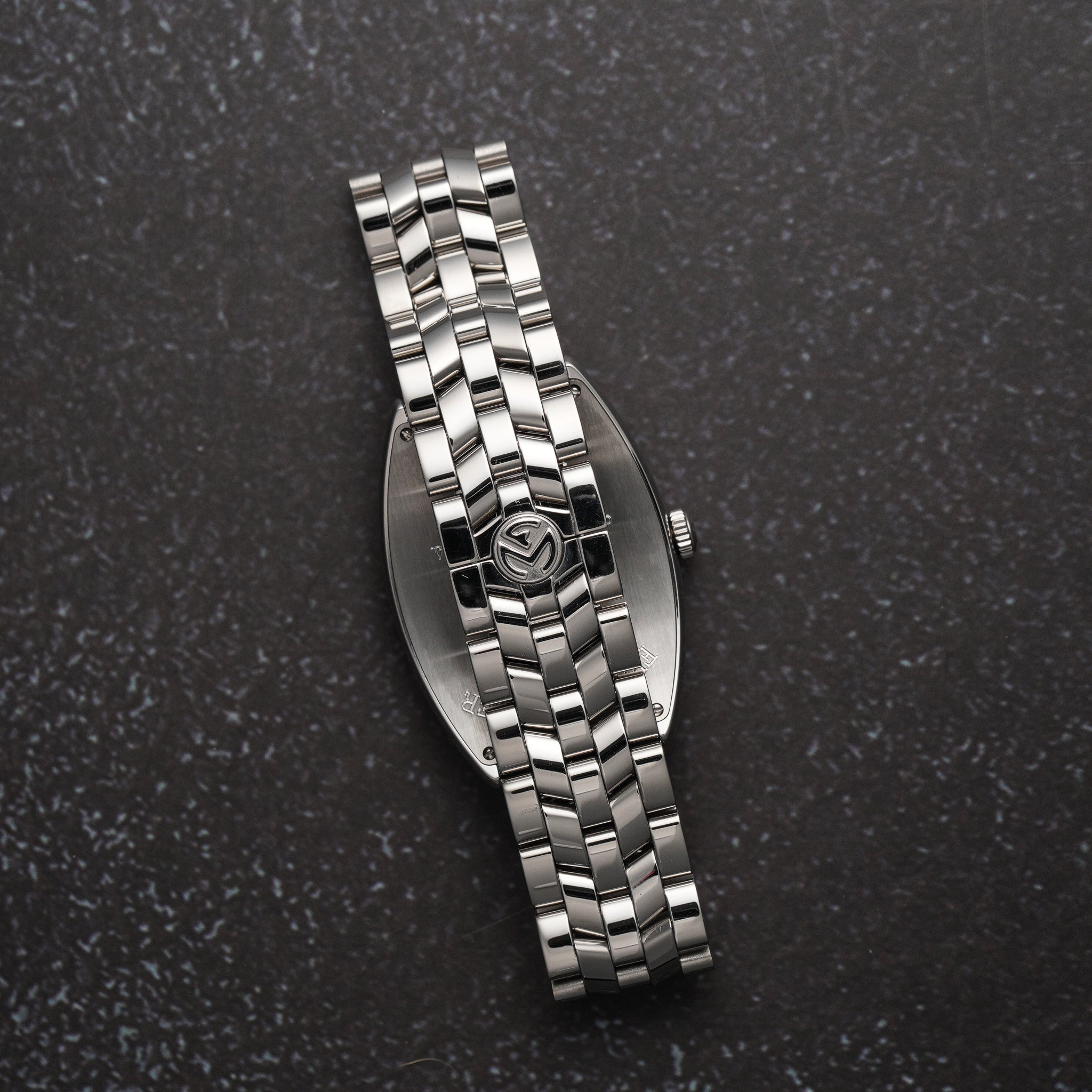 Franck Muller 8880BSCDTACB Cintree Curvex Automatic Stainless Steel Watch clasp