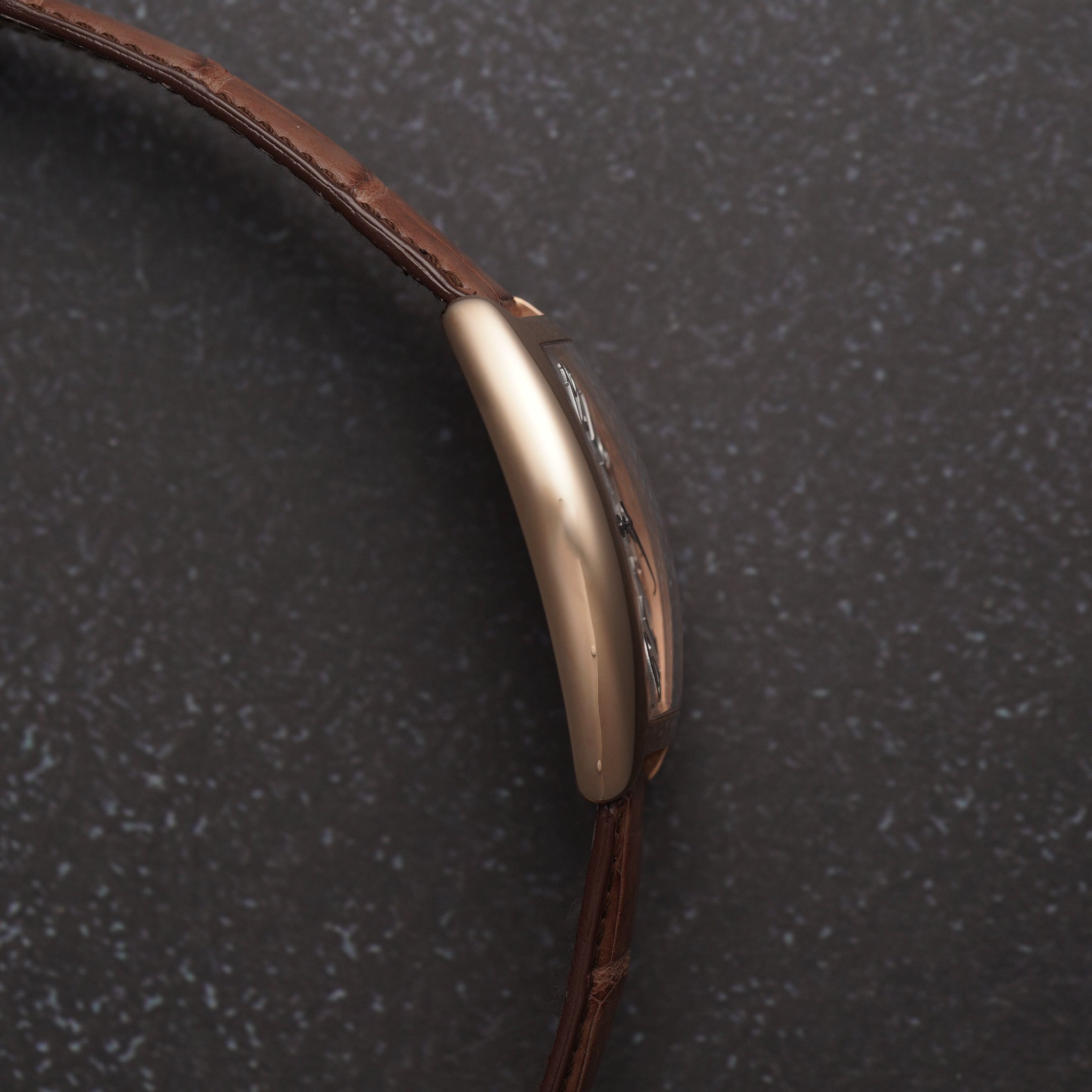 Franck Muller 6850SCREL5NE Cintree Curvex Automatic Rose Gold Watch case side