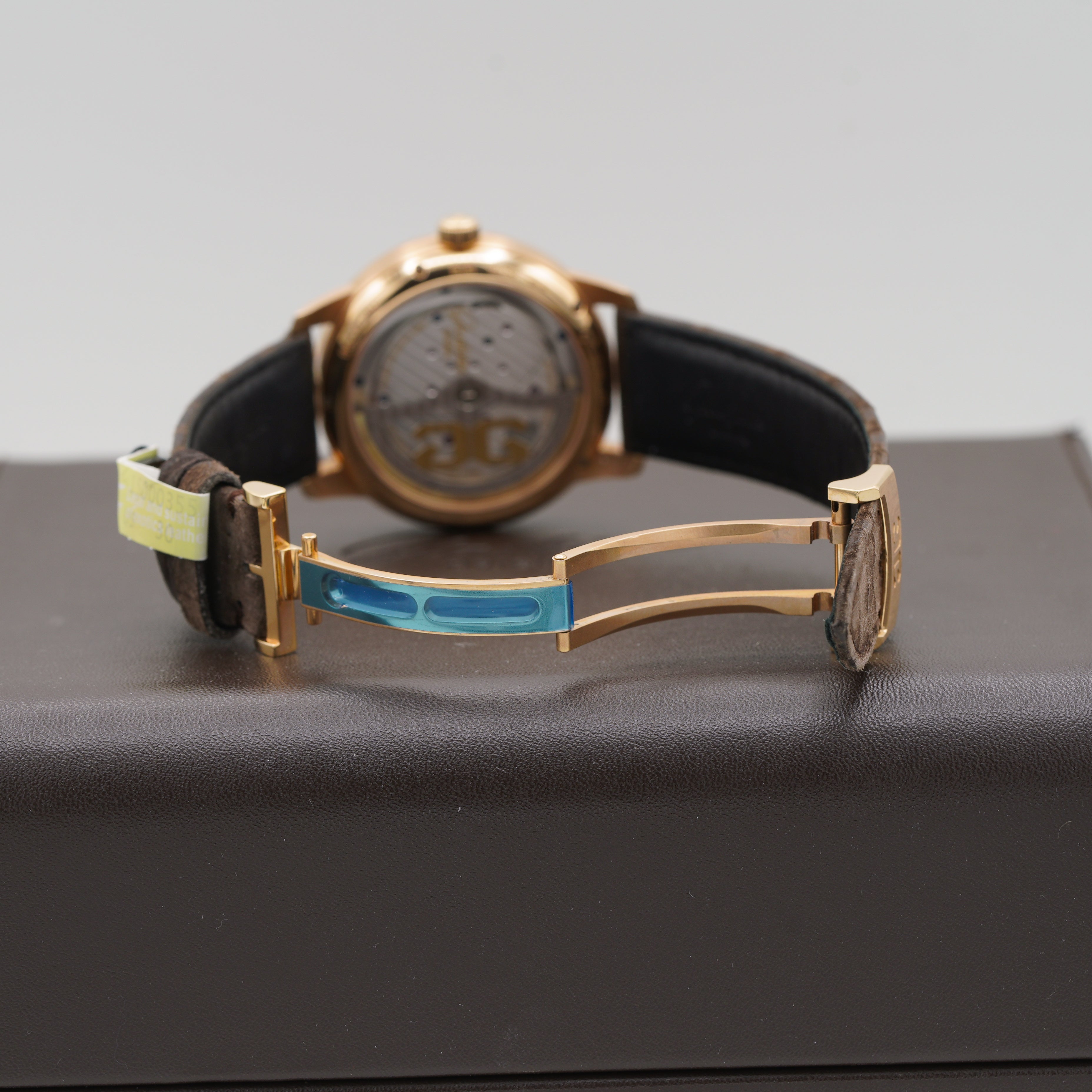 Glashütte Original PanoMaticInverse 18k Rose Gold clasp opened