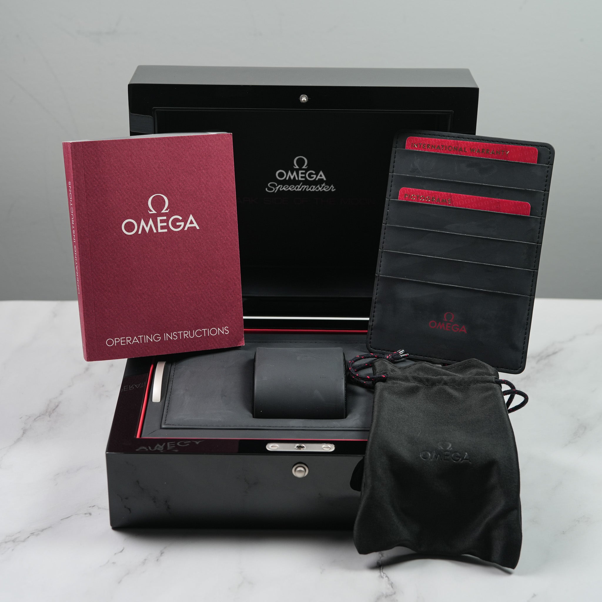 Omega Dark Side of the Moon Box Papers