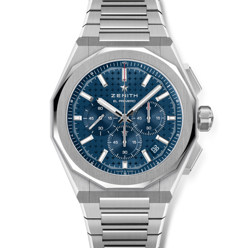 Zenith Defy Skyline Chronograph Blue 42mm El Primero soldier shot