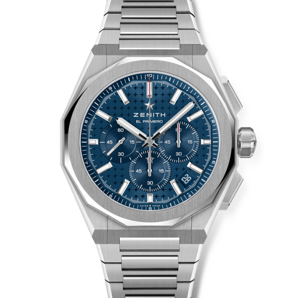 Zenith Defy Skyline Chronograph Blue 42mm El Primero soldier shot