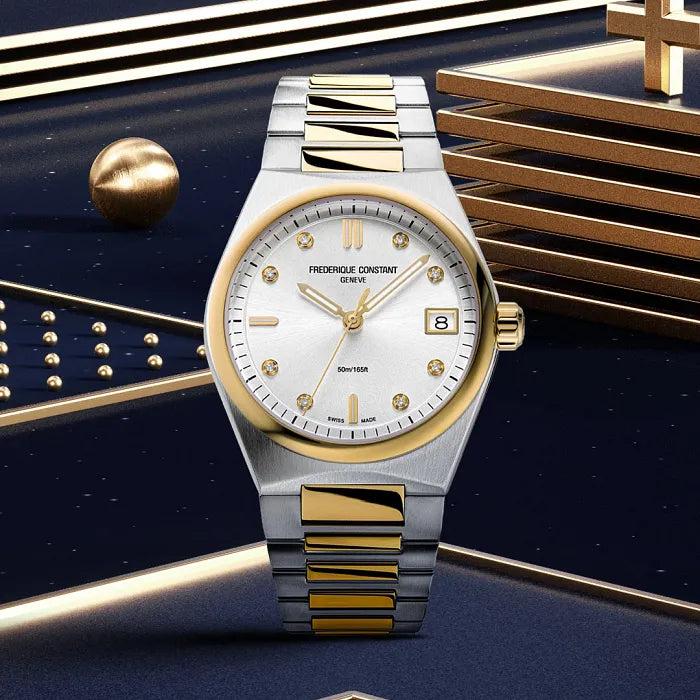 Frederique Constant Highlife Ladies Quartz White Two-Tone 31 mm FC-240VD2NH3B product shot