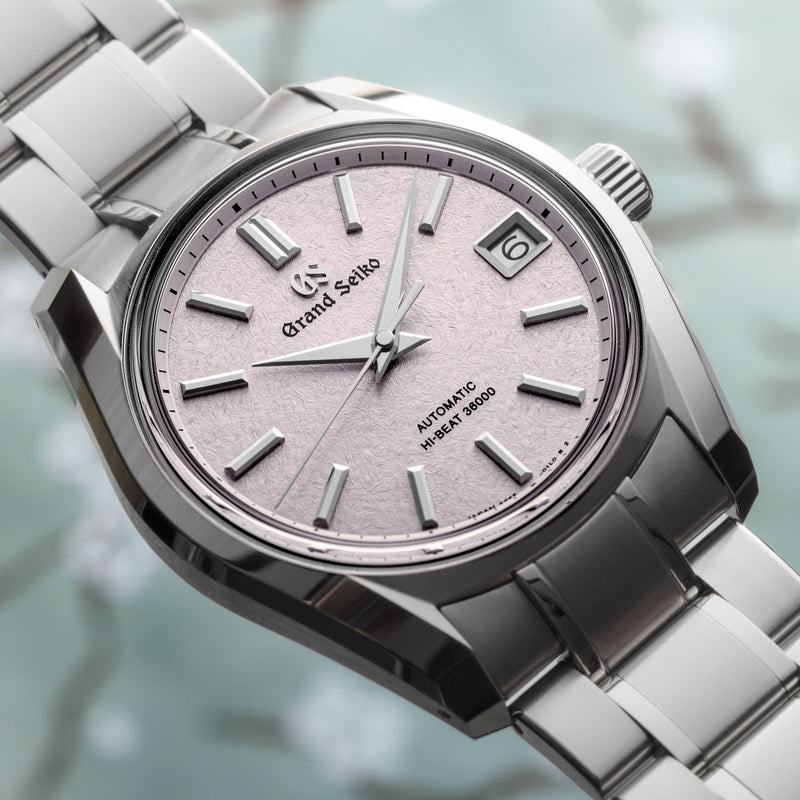 Grand Seiko SBGH341 Sakura 38mm Hi-Beat watch