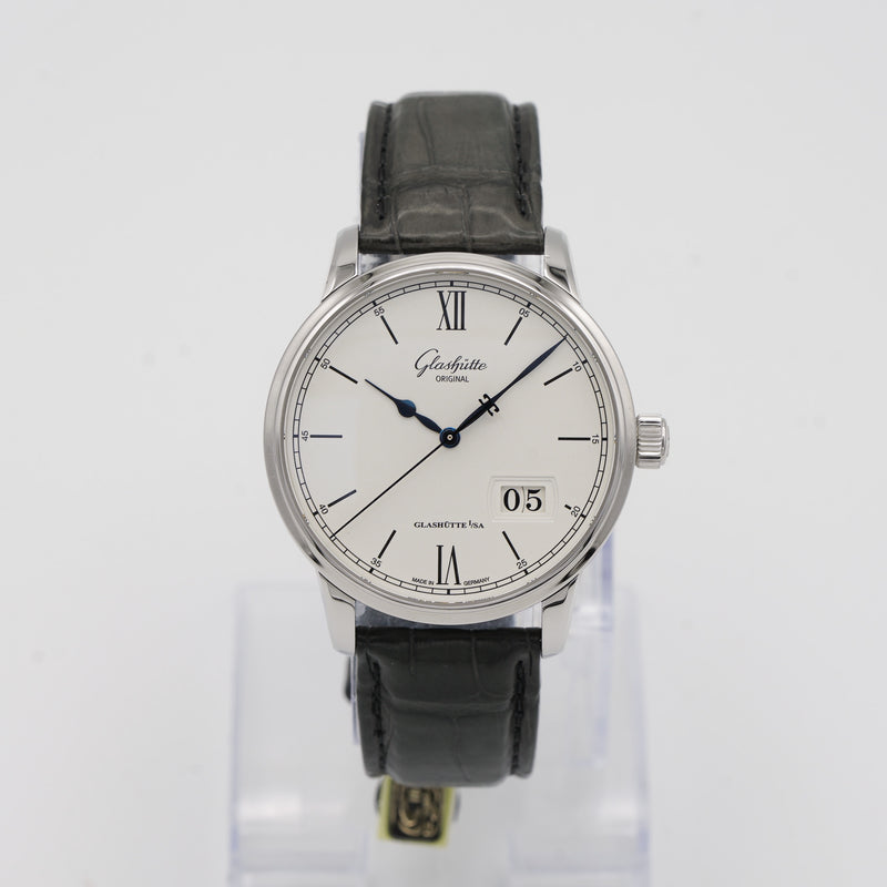 Glashütte Original Senator Excellence Panorama Date 1-36-03-01-02-30 soldier shot