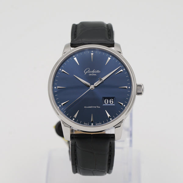Glashütte Original Senator Excellence Panorama Date 1-36-03-04-02-01 dial