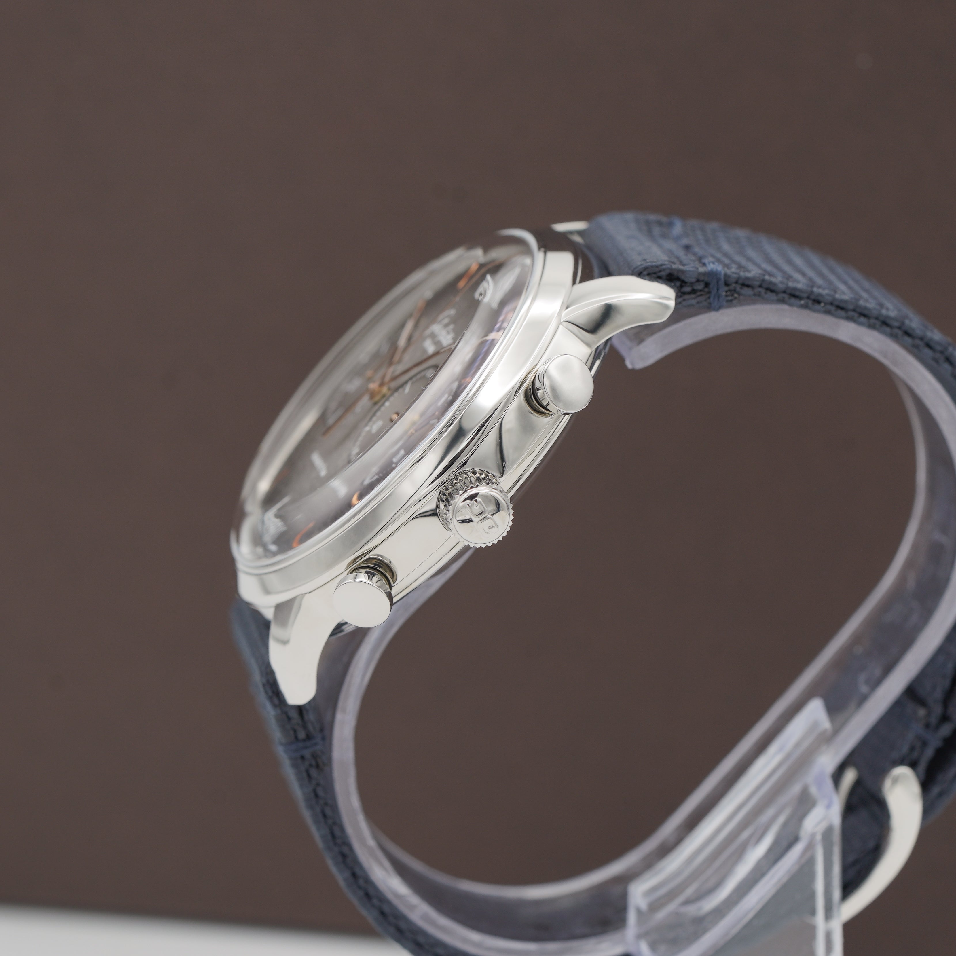 Glashütte Original Sixties Chronograph Annual Edition Grey crown