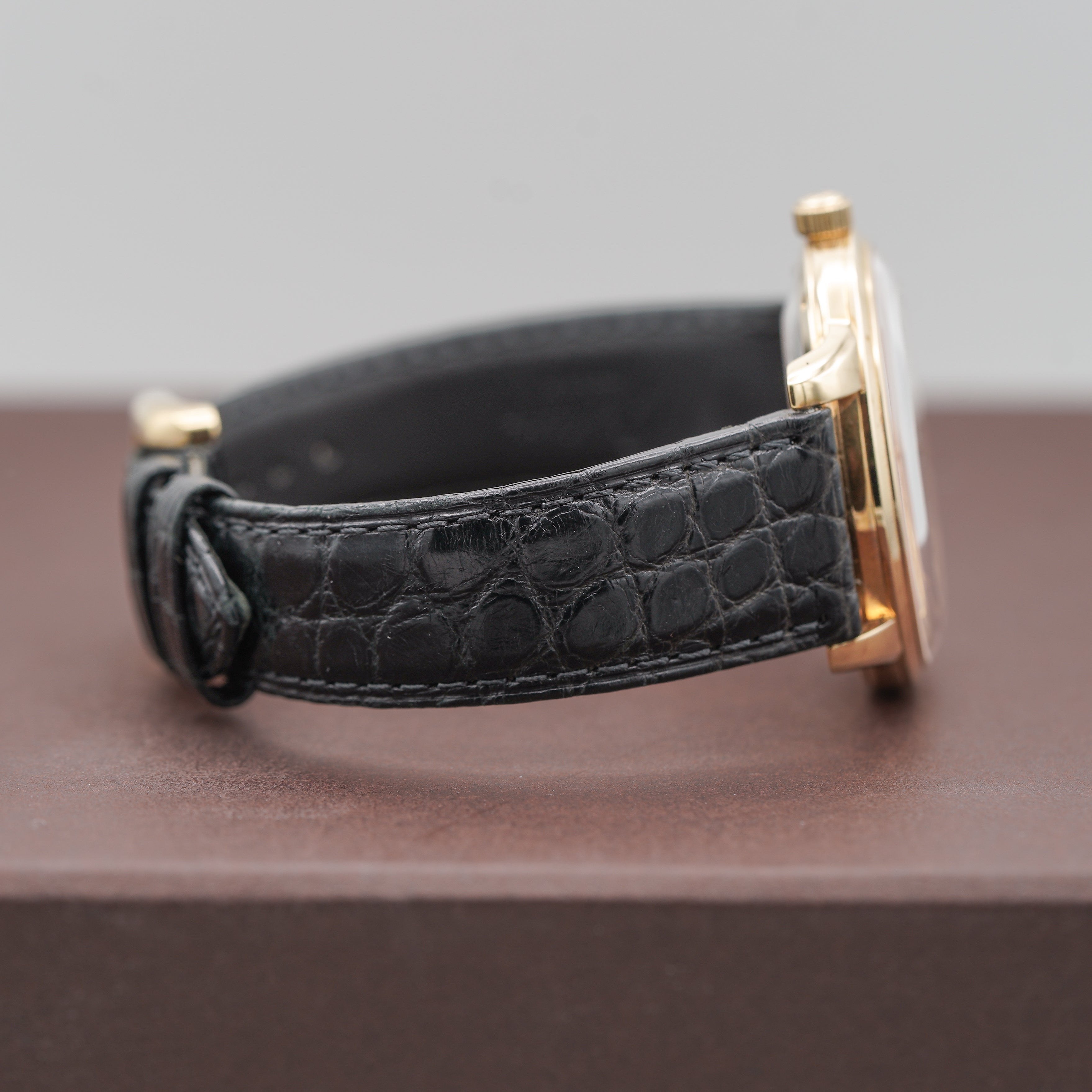 Glashütte Original Sixties Time Only Rose Gold Watch strap 12 o'clock