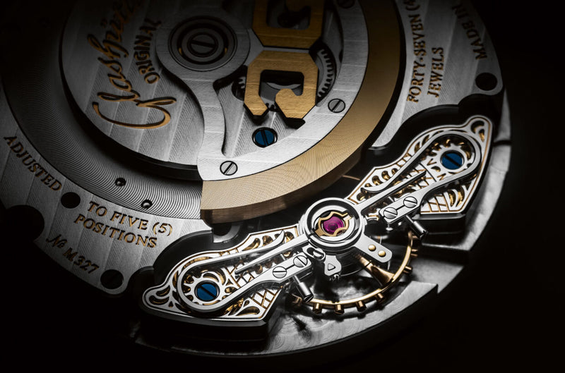 Glashütte Original PanoMaticLunar Green Dial movement