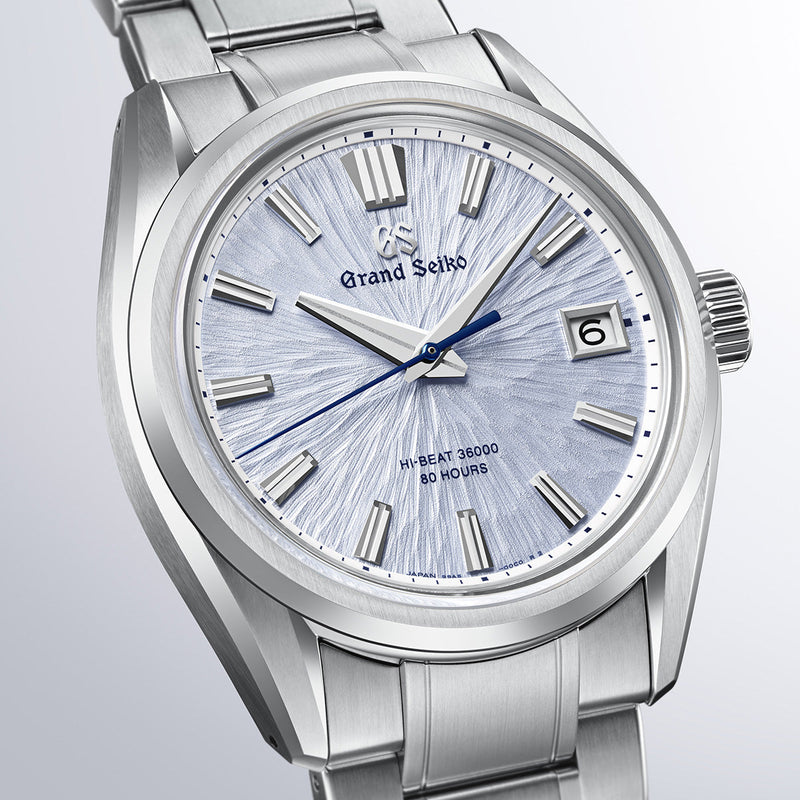 Dial Angle view of Grand Seiko Evolution 9 Collection Hi-Beat 36000 80 Hours SLGH027