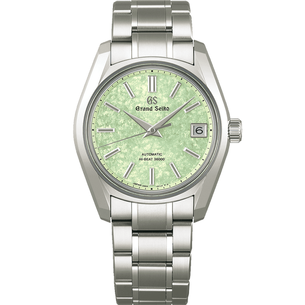 Grand Seiko SBGH343 Sakura-Wakaba Green 38mm Hi-Beat watch