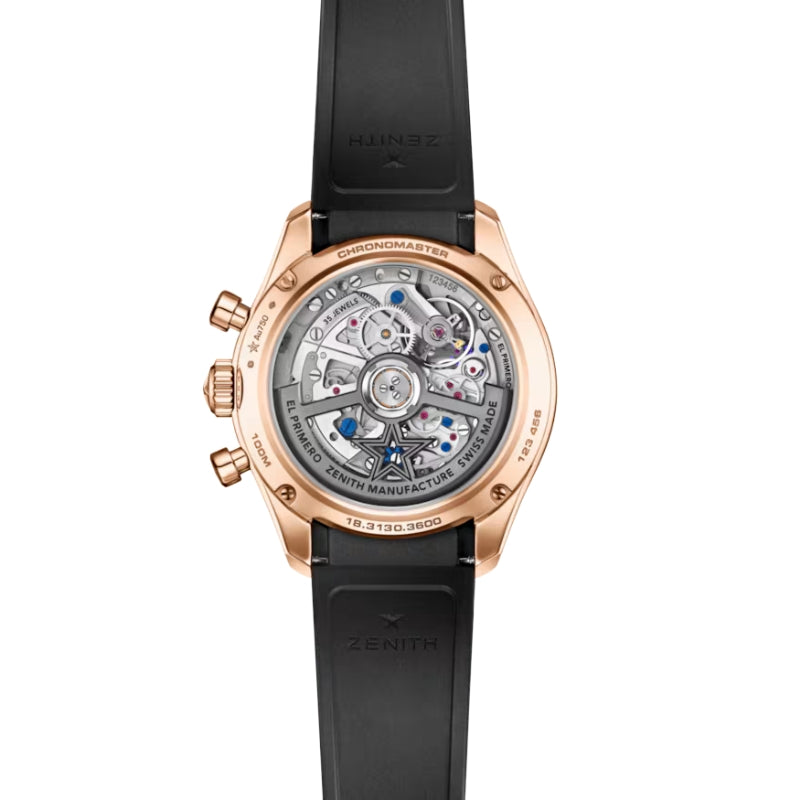 Three-quarter view highlighting the polished bezel and integrated stainless steel bracelet.