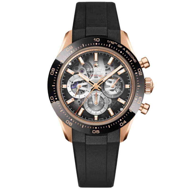 A high-end stainless steel watch featuring a white Birch textured dial.