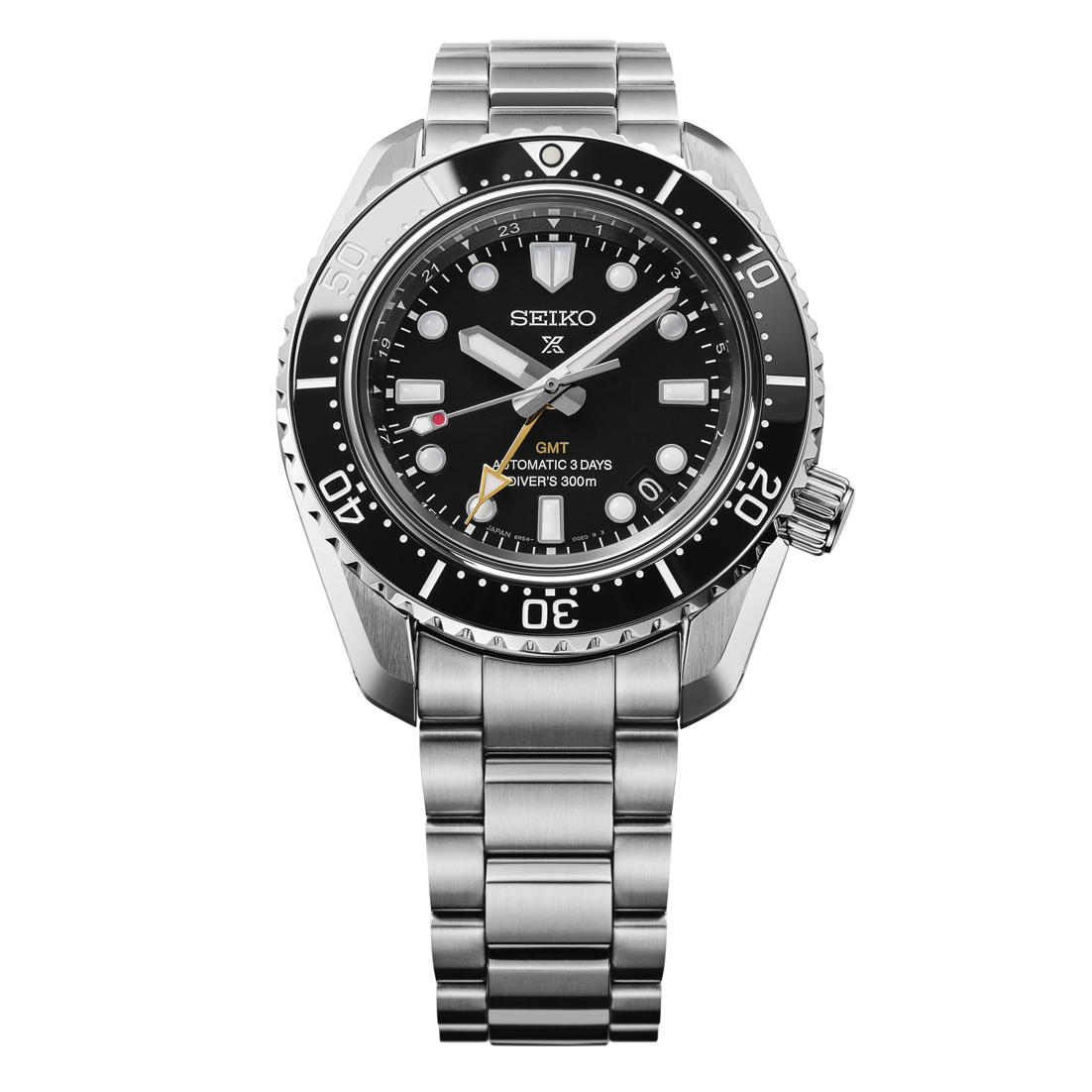 Direct front view of Seiko Prospex Sea HBC002