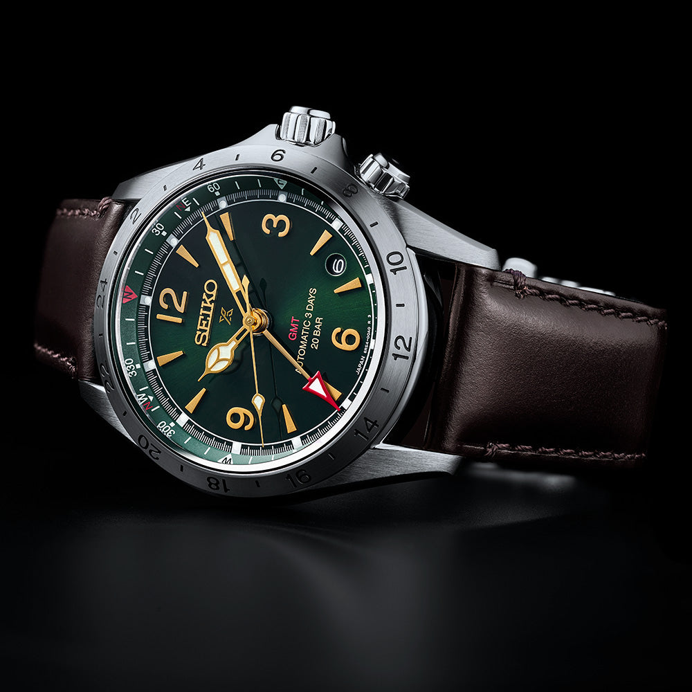 Angled view of Seiko Prospex Land HBC007