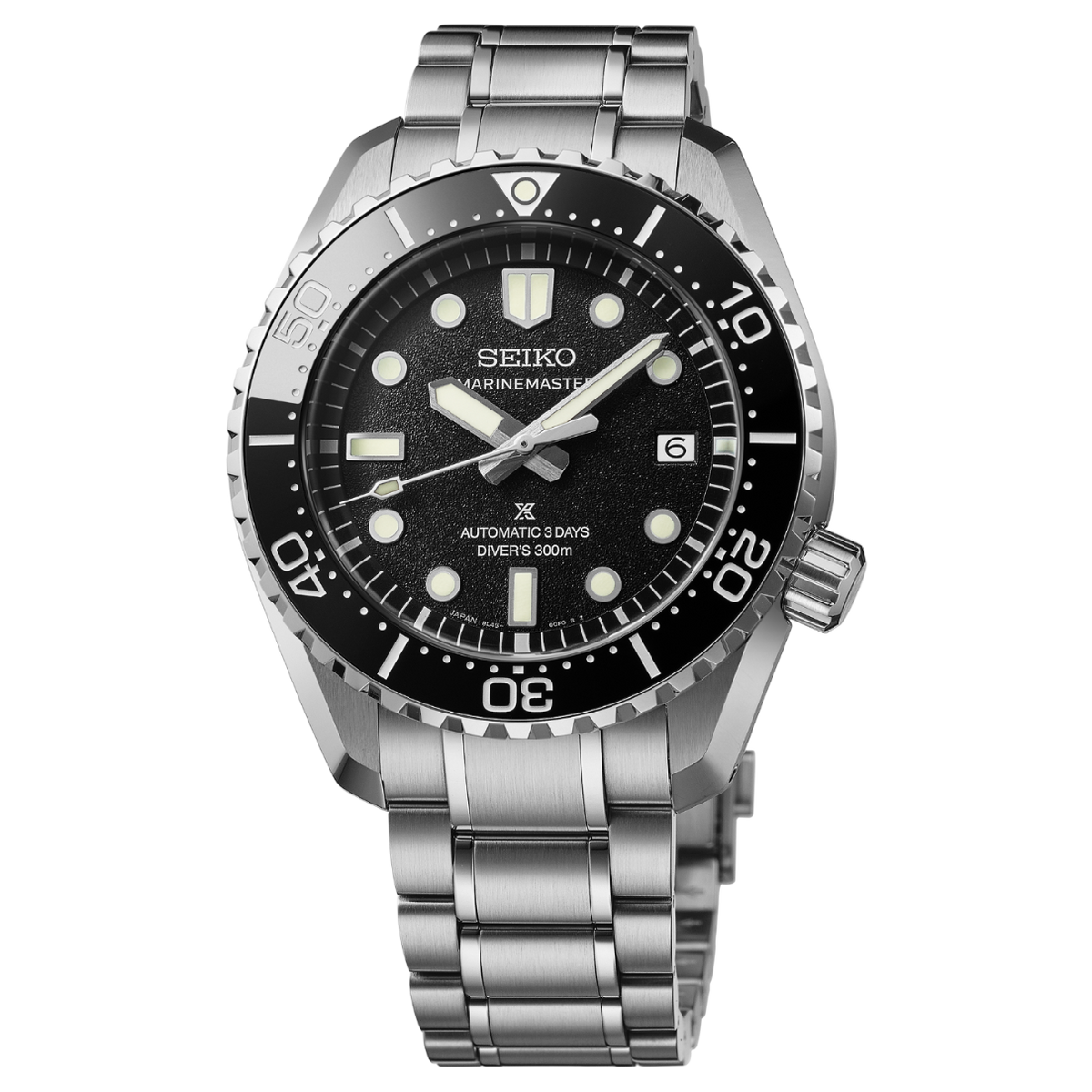 Seiko Prospex Marinemaster 1968 Heritage Diver’s Black 42mm HBF001 front view