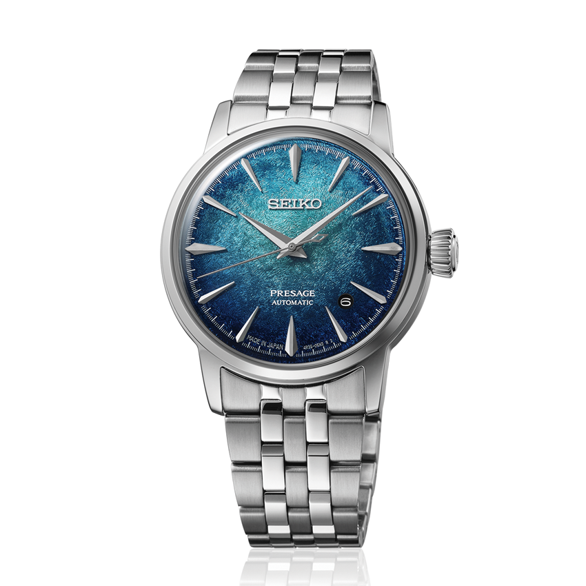 HCB001 | Seiko Presage Cocktail Time 38mm Blue soldier shot