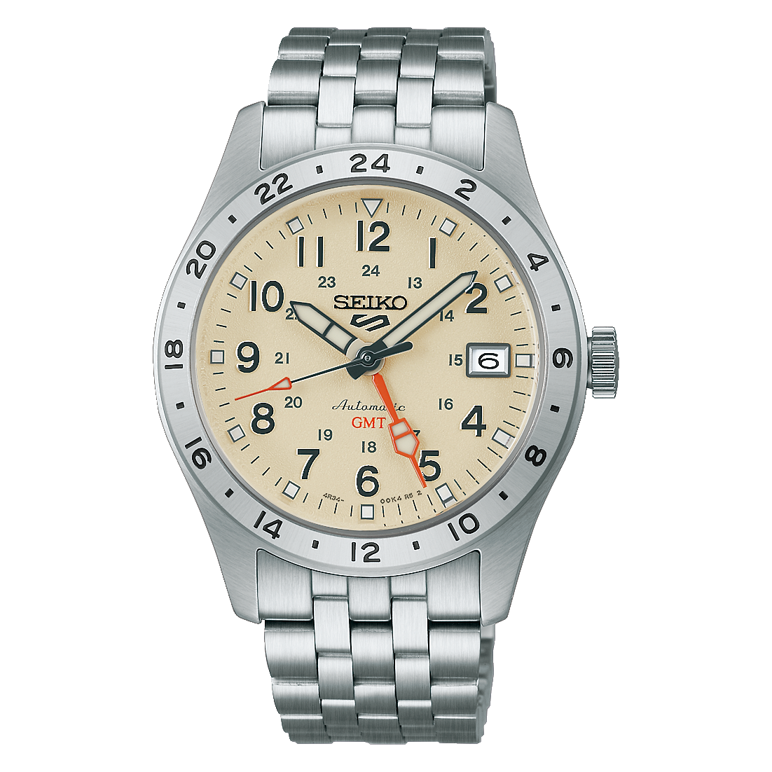 Seiko 5 Automatic GMT Ivory HDB002 Soldier Shot 5
