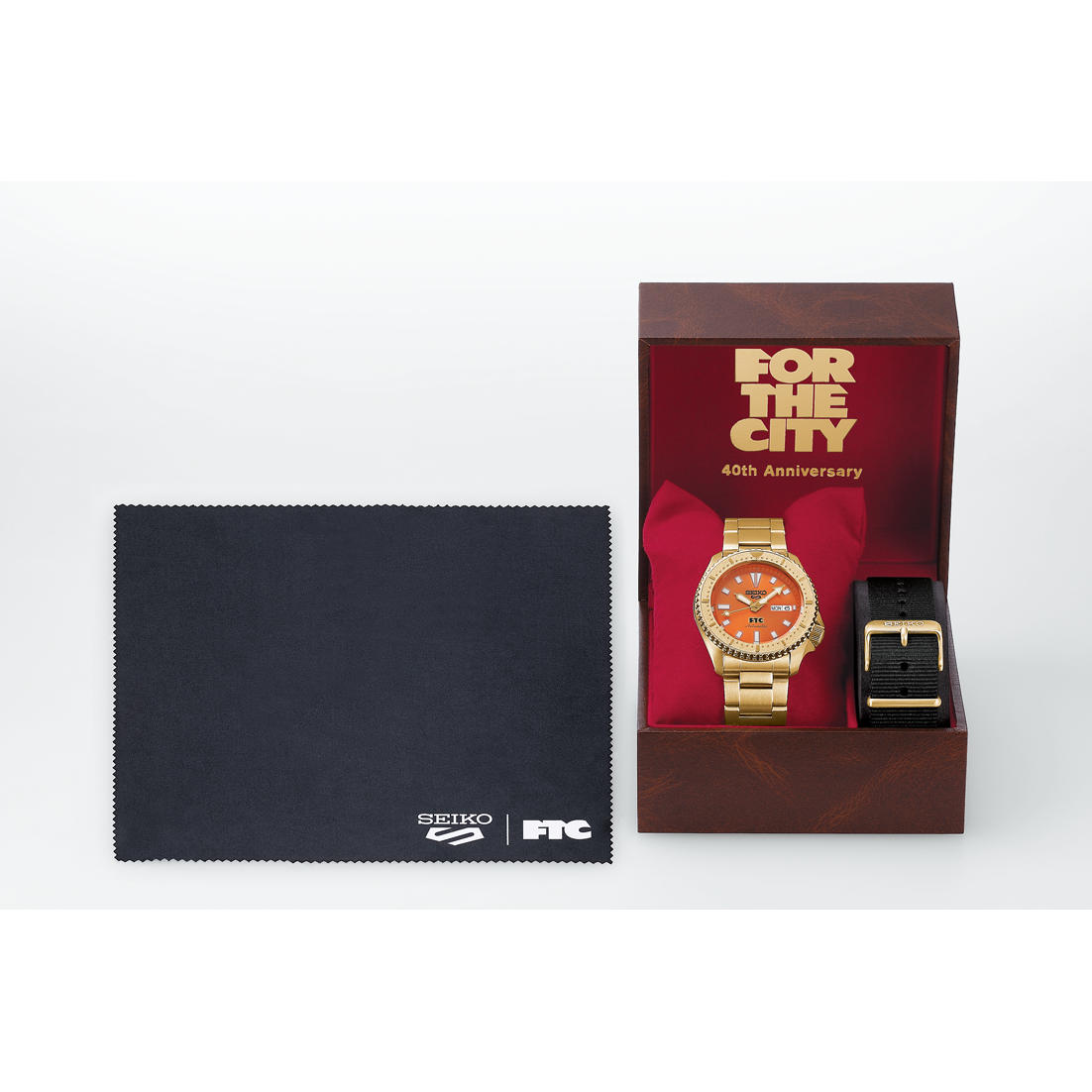 Box view of Seiko 5 Sports SKX Series FTC Limited Edition HDB012
