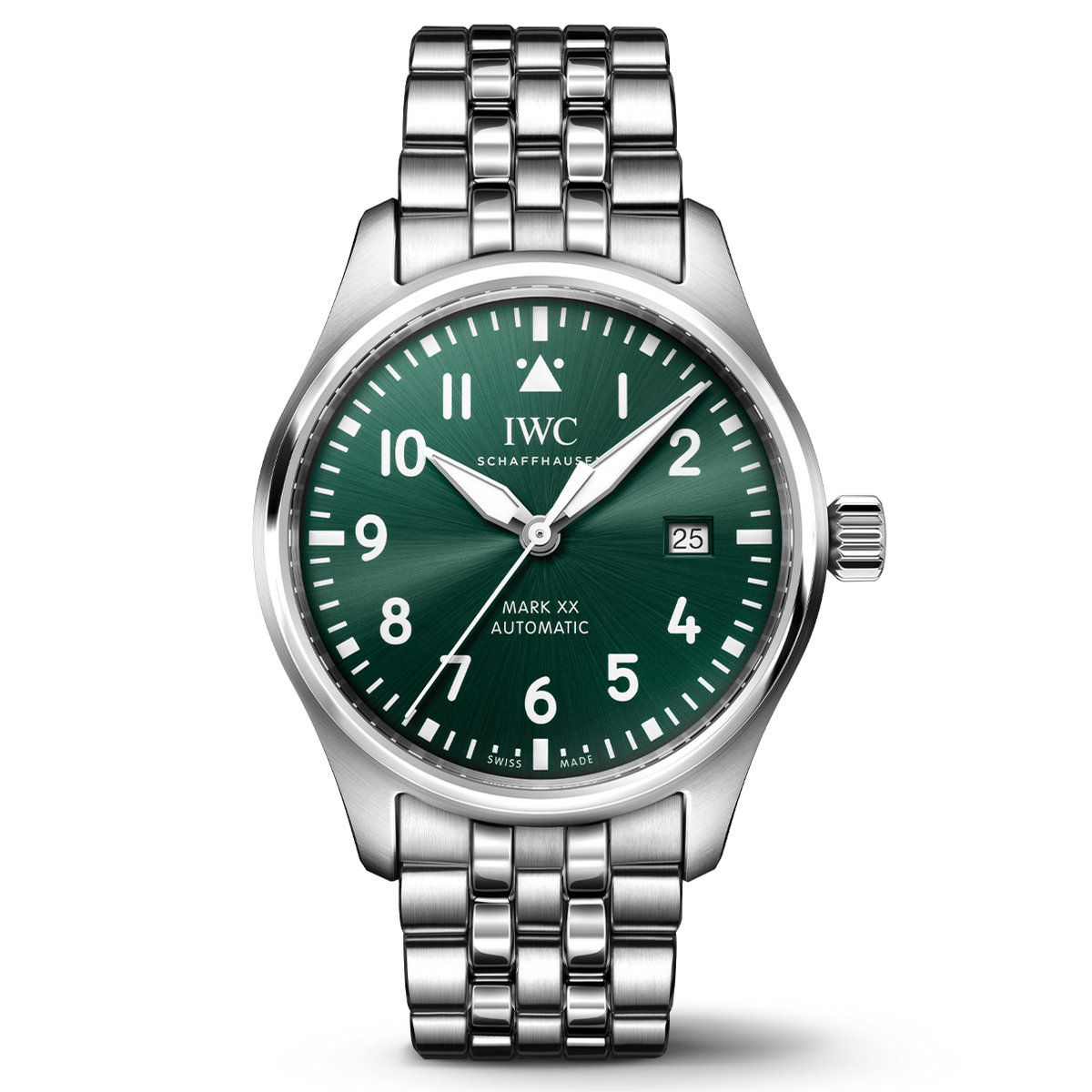 IW328206 | IWC Pilot's Watch Mark XX Green Dial on Bracelet 40mm Watch