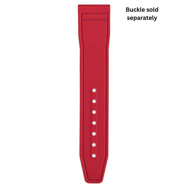 IWC Pilot's Watch Rubber Strap for Mark XX / Chrono 41 Red Rubber