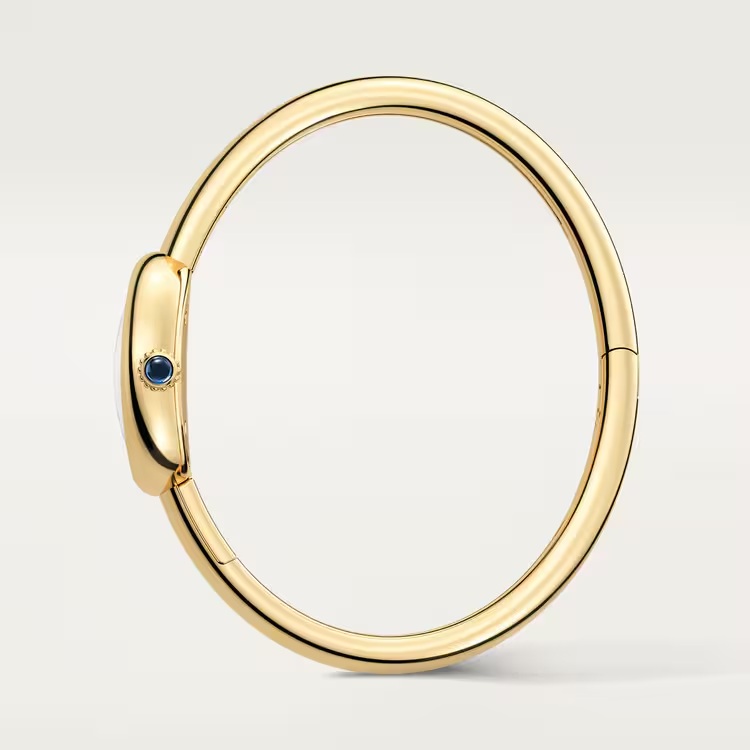 Side View Cartier WGBA0045 Baignoire Mini Model Yellow Gold Watch