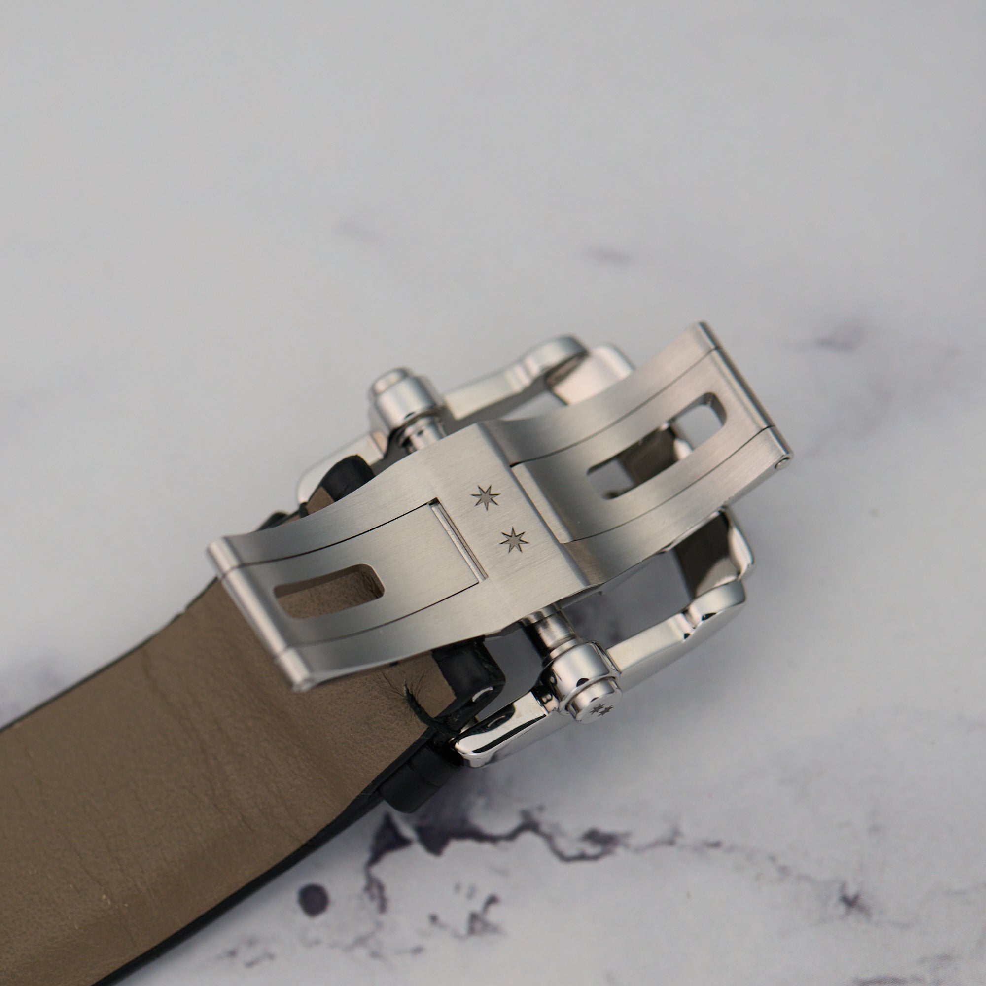 Jaquet Droz Grande Second Moon Silver J007530240 43mm bottom of clasp
