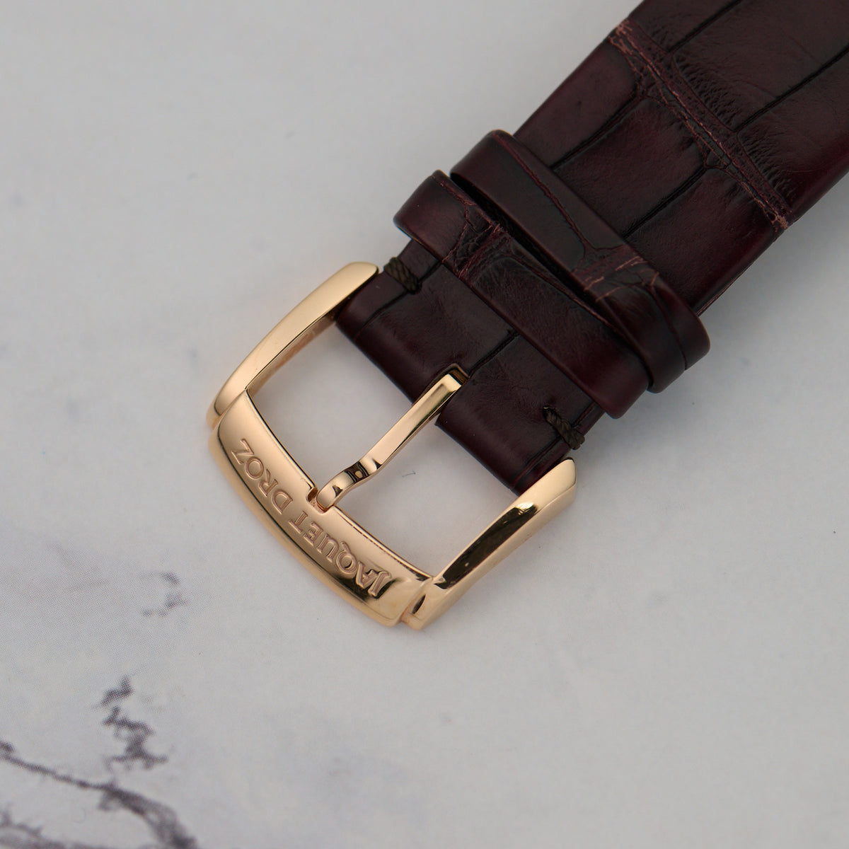 Jaquet Droz Grande Seconde Moon Ivory Enamel J007533200 buckle