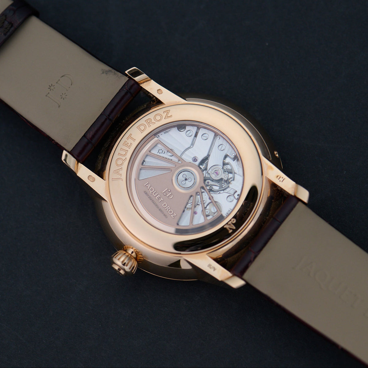 Jaquet Droz Grande Seconde Moon Ivory Enamel J007533200 movement
