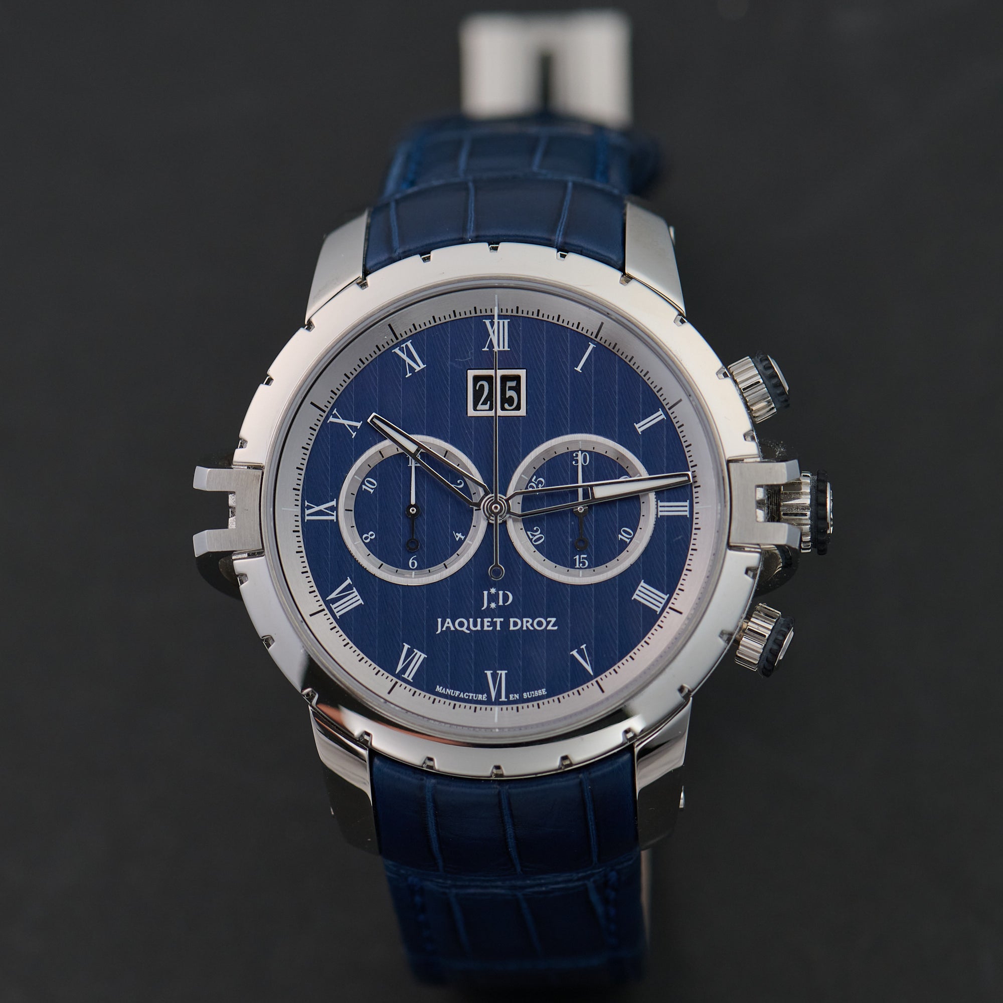 Jaquet Droz SW Chrono Cotes de Geneve 45mm J029530201 dial
