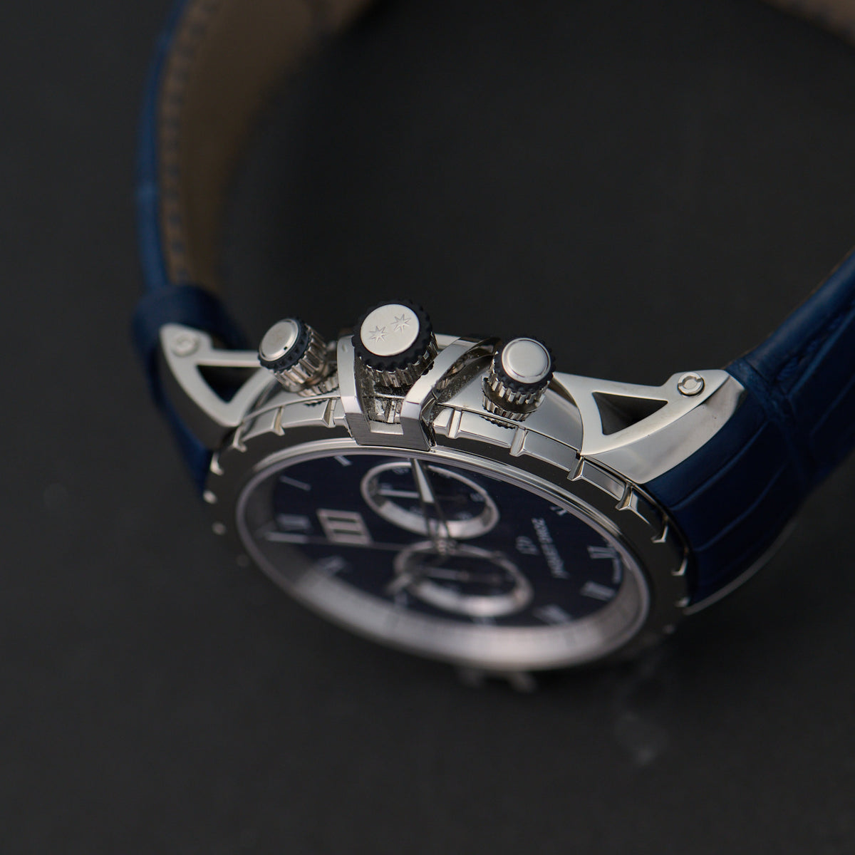 Jaquet Droz SW Chrono Cotes de Geneve 45mm J029530201 crown