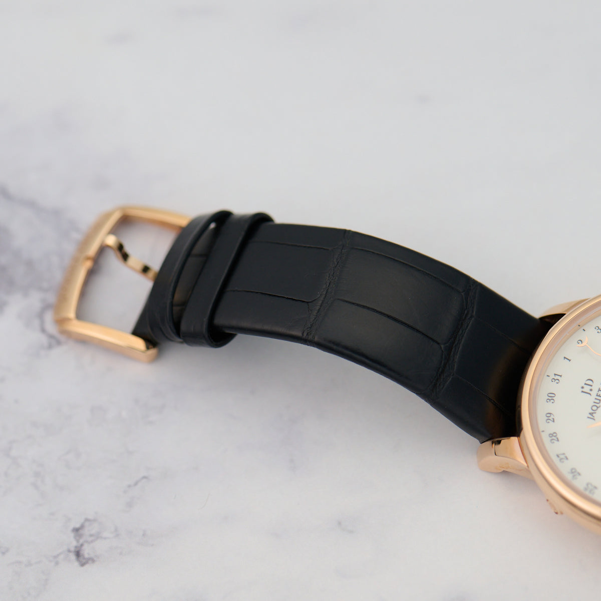 Jaquet Droz Astrale Eclipse Ivory Enamel J012633203 43 mm strap top