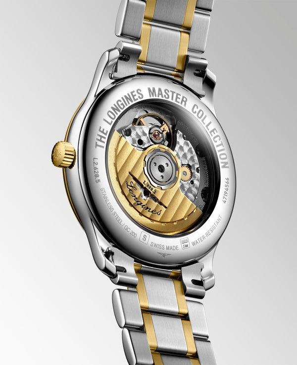 Master Collection 38mm Stainless Steel/Gold Cap 200