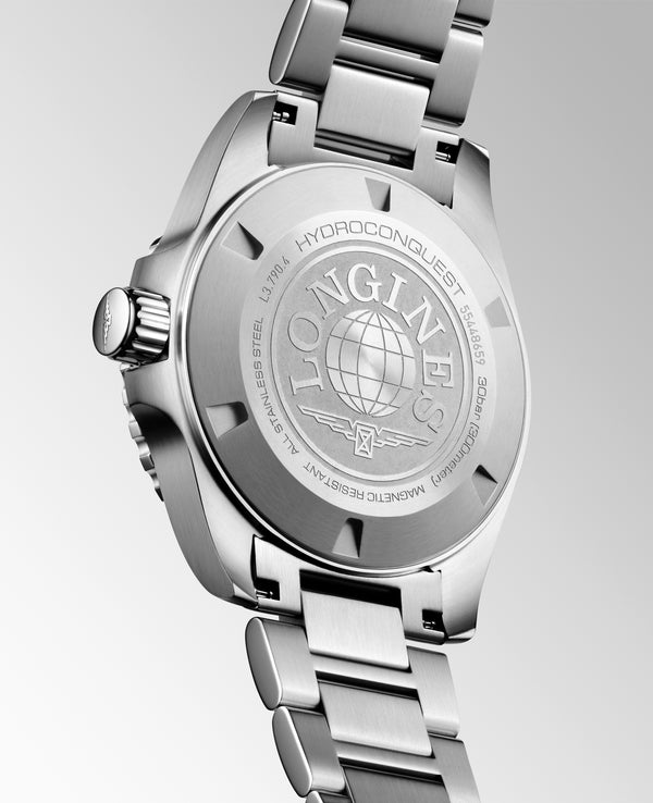 HydroConquest GMT 41mm Stainless Steel & Ceramic Diving Watch