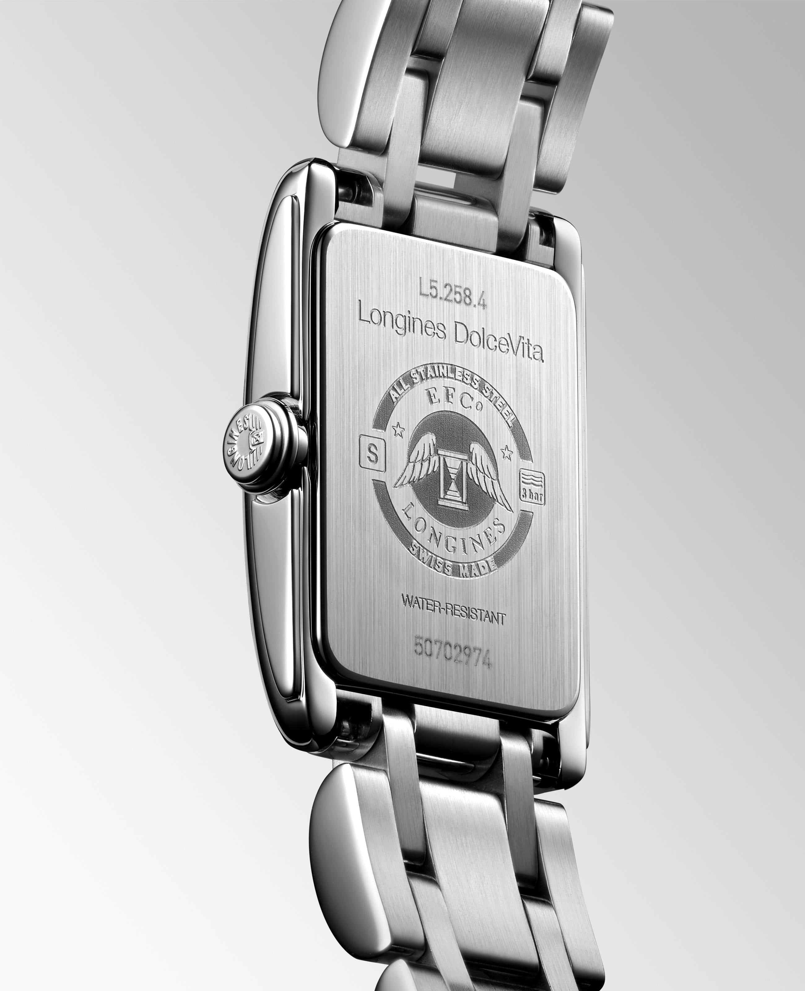 L5.258.4.87.6 Longines Primaluna Stainless Steel Quartz Watch