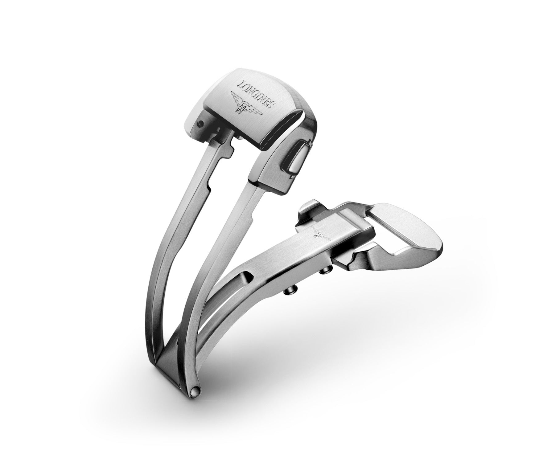 Longines Steel Clasp 18mm with Micro Adjustment System