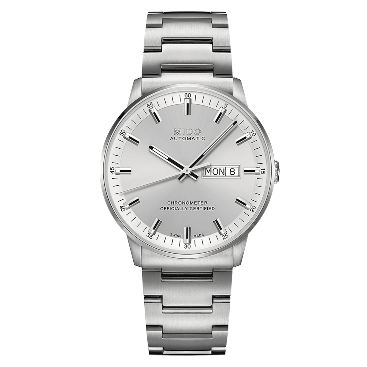 MIDO Commander Chronometer Silver 40mm M0214311103100