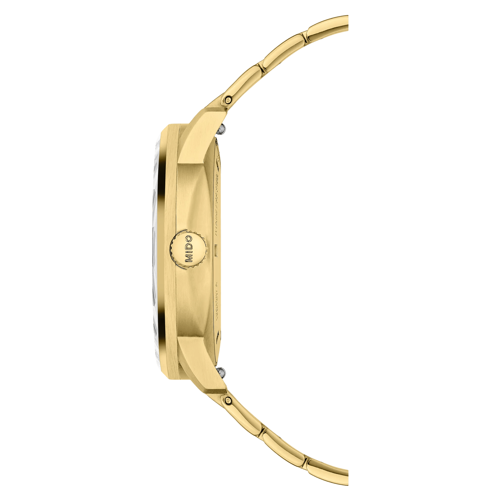 MIDO Commander Lady Champagne Yellow Gold Tone 35mm M0212073302100