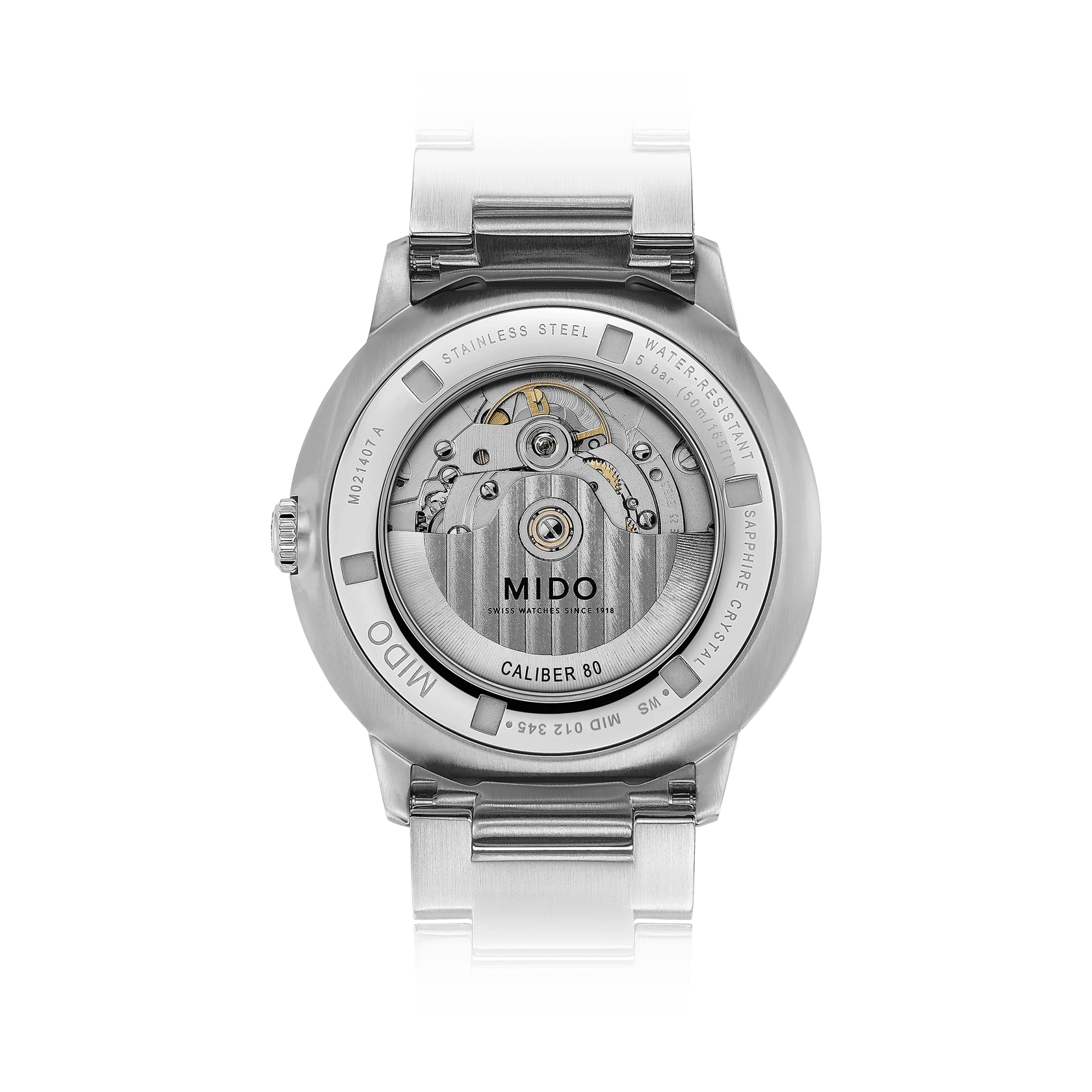 MIDO Commander Gradient Blue SeeThrough 40mm M0214071141101