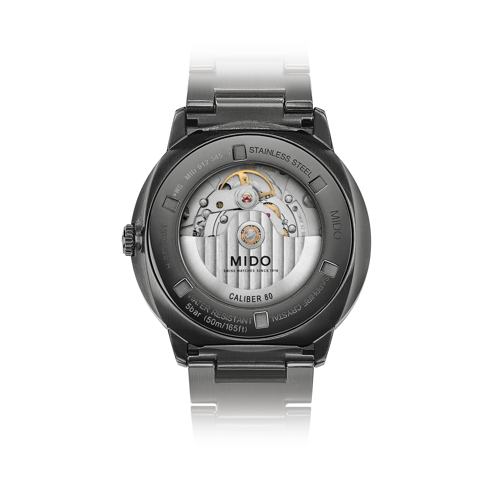 MIDO Commander Big Date Black PVD 42mm M0216263305100