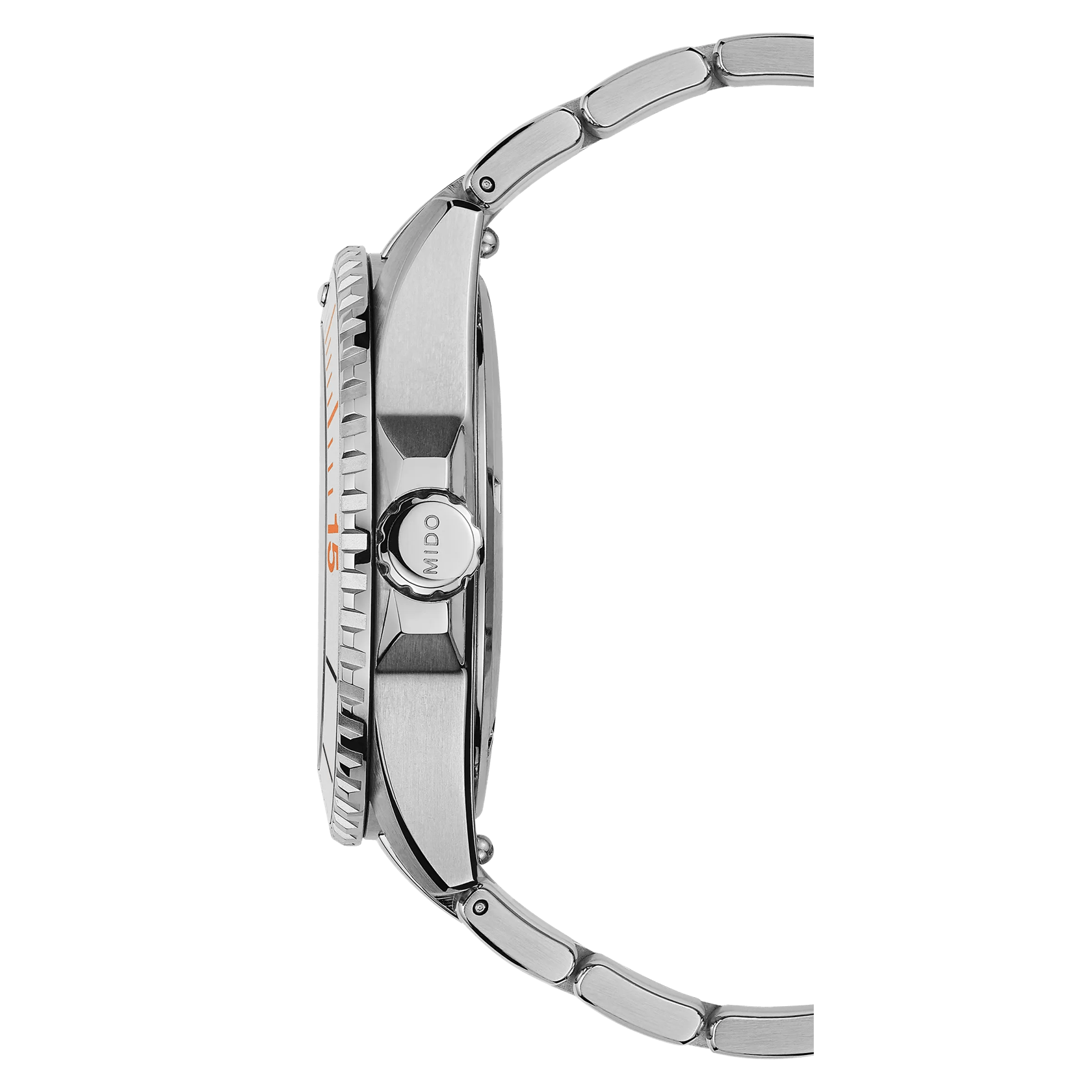 side view of MIDO Ocean Star 200 White 41mm M0269301103100