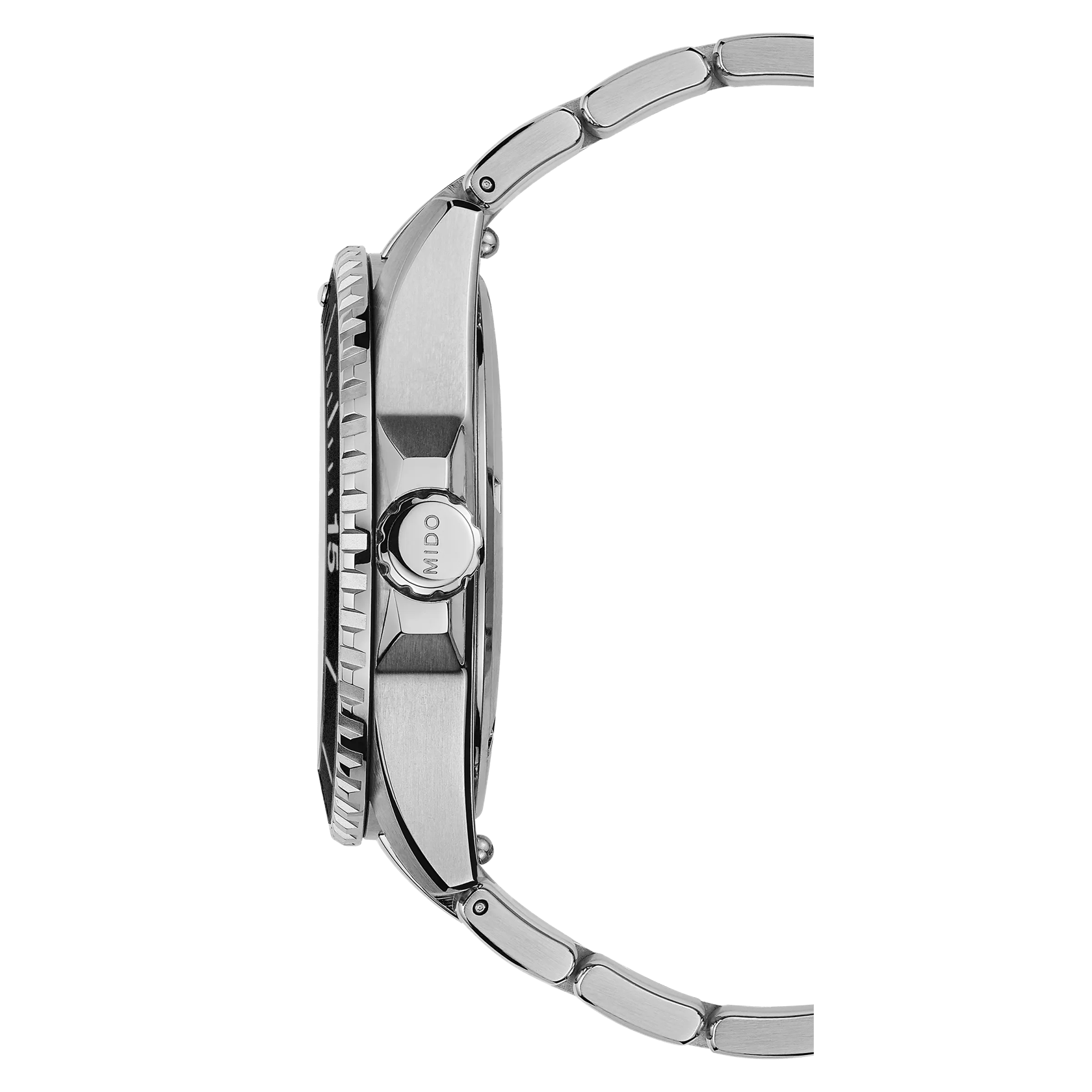 Side view of MIDO Ocean Star 200 Black 41mm M0269301105100