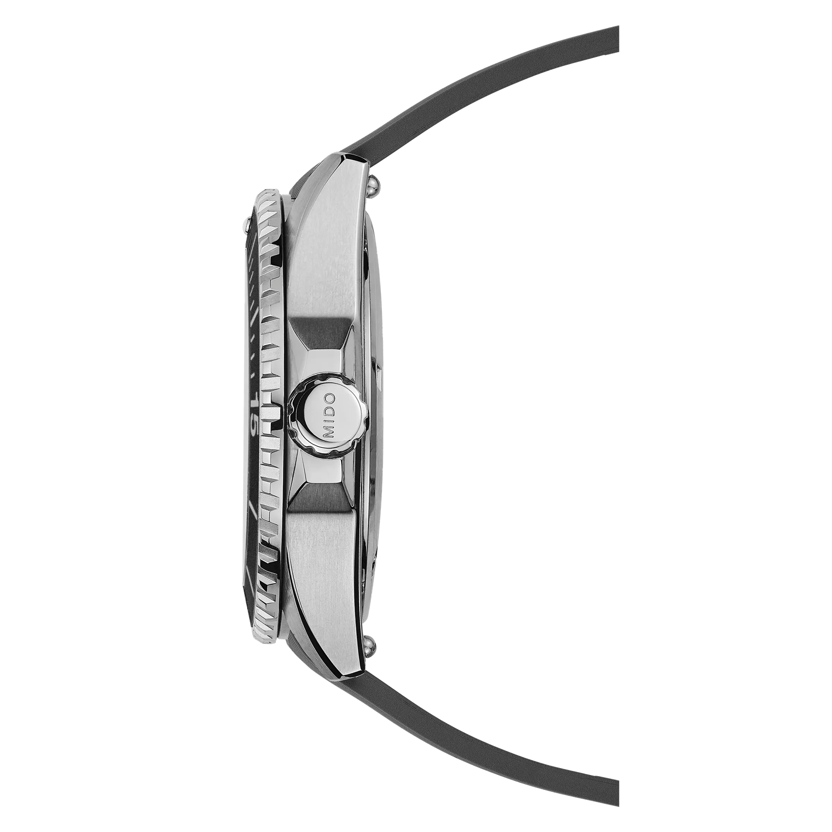 Side view of MIDO Ocean Star 200 Black 41mm M0269301705100