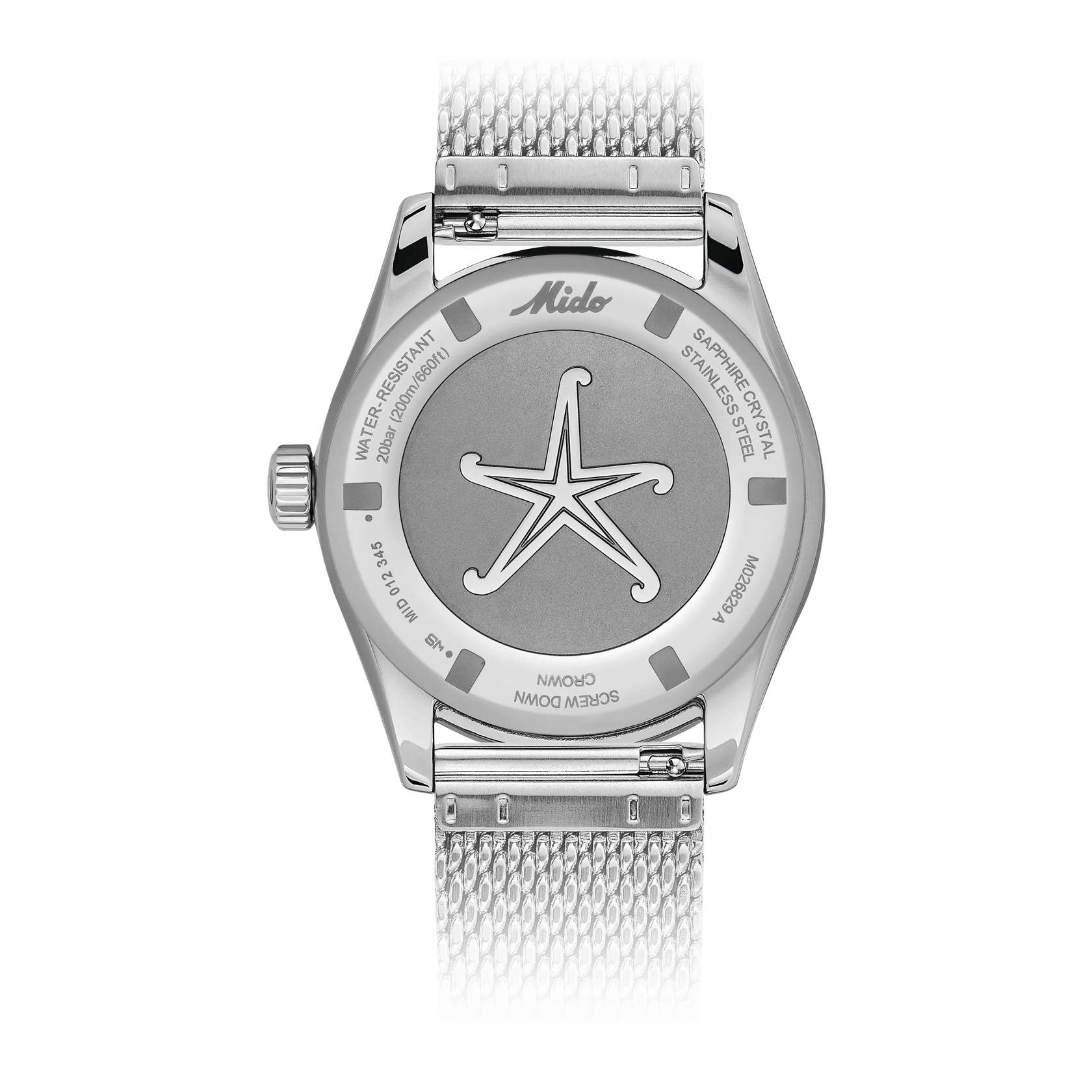 MIDO Ocean Star Decompression Worldtimer GMT Blue 40.5mm M0268291704100