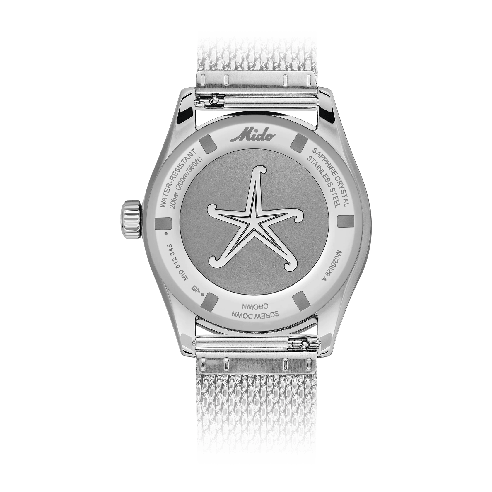 MIDO Ocean Star Decompression Worldtimer GMT Black 40.5mm M0268291705100