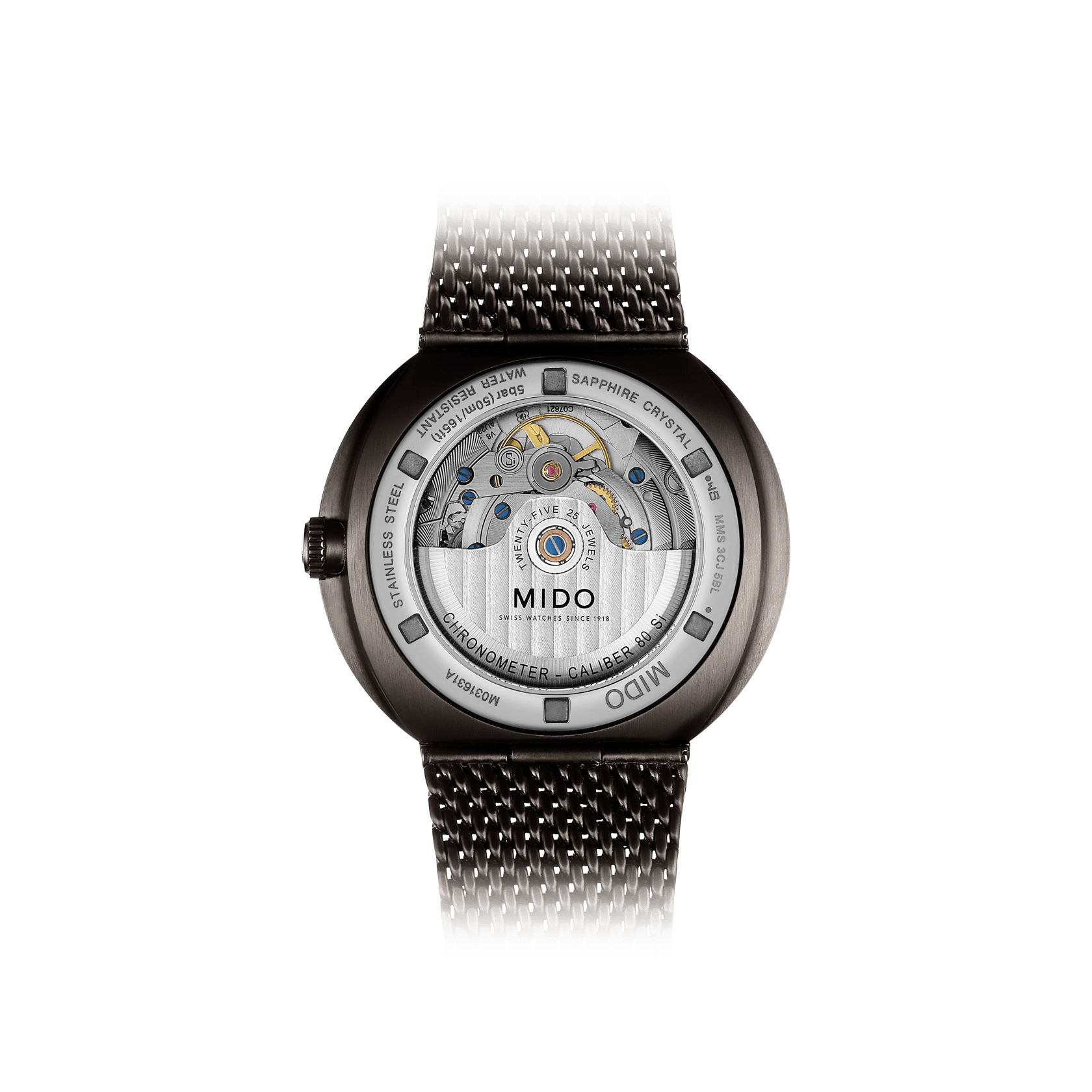 MIDO Commander Icone Chronometer Anthracite Black PVD 42mm M0316313306100