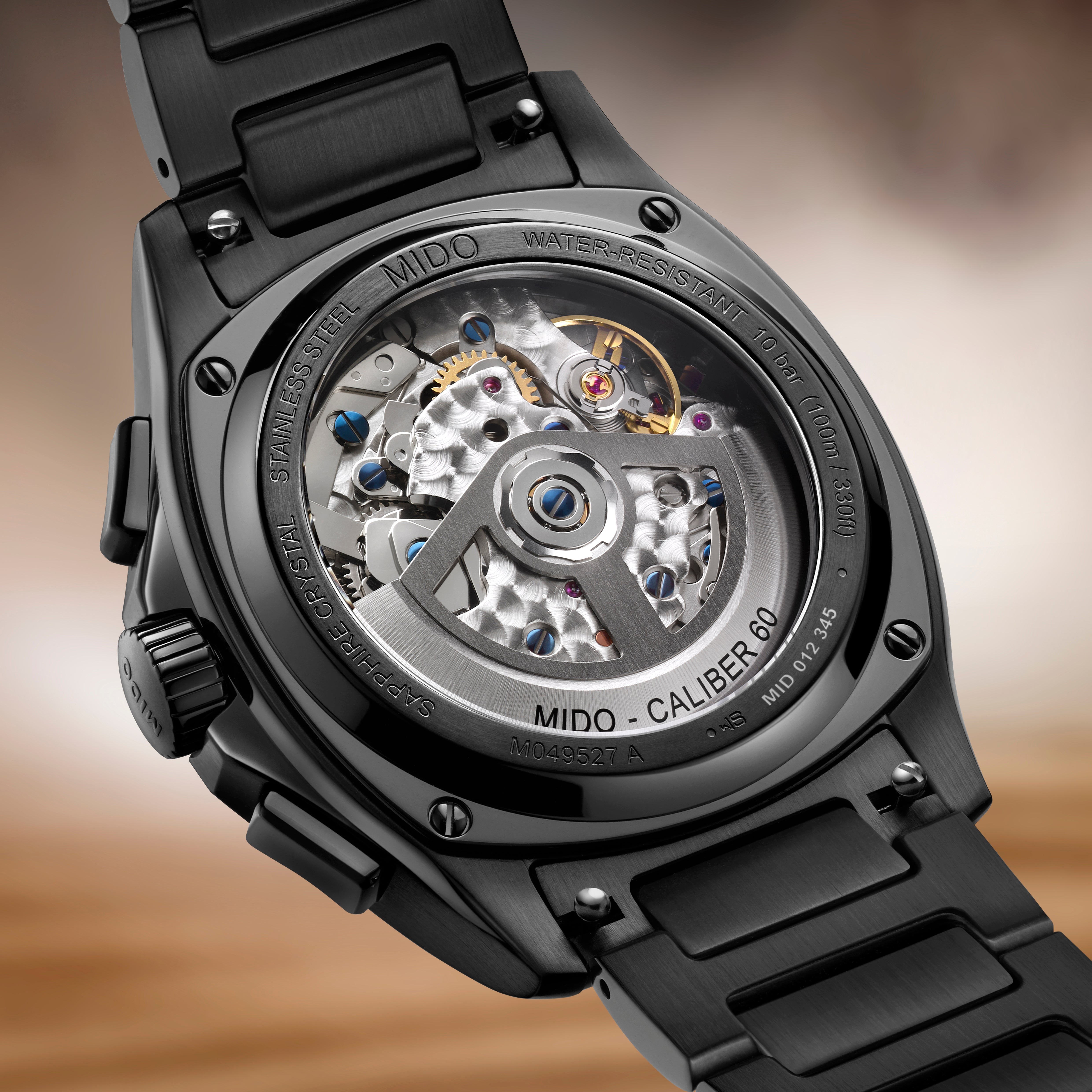 Mulltifort TV Chronograph Black Dial - Black PVD Stainless Steel Watch - 42 X 41.2mm - M0495273308100