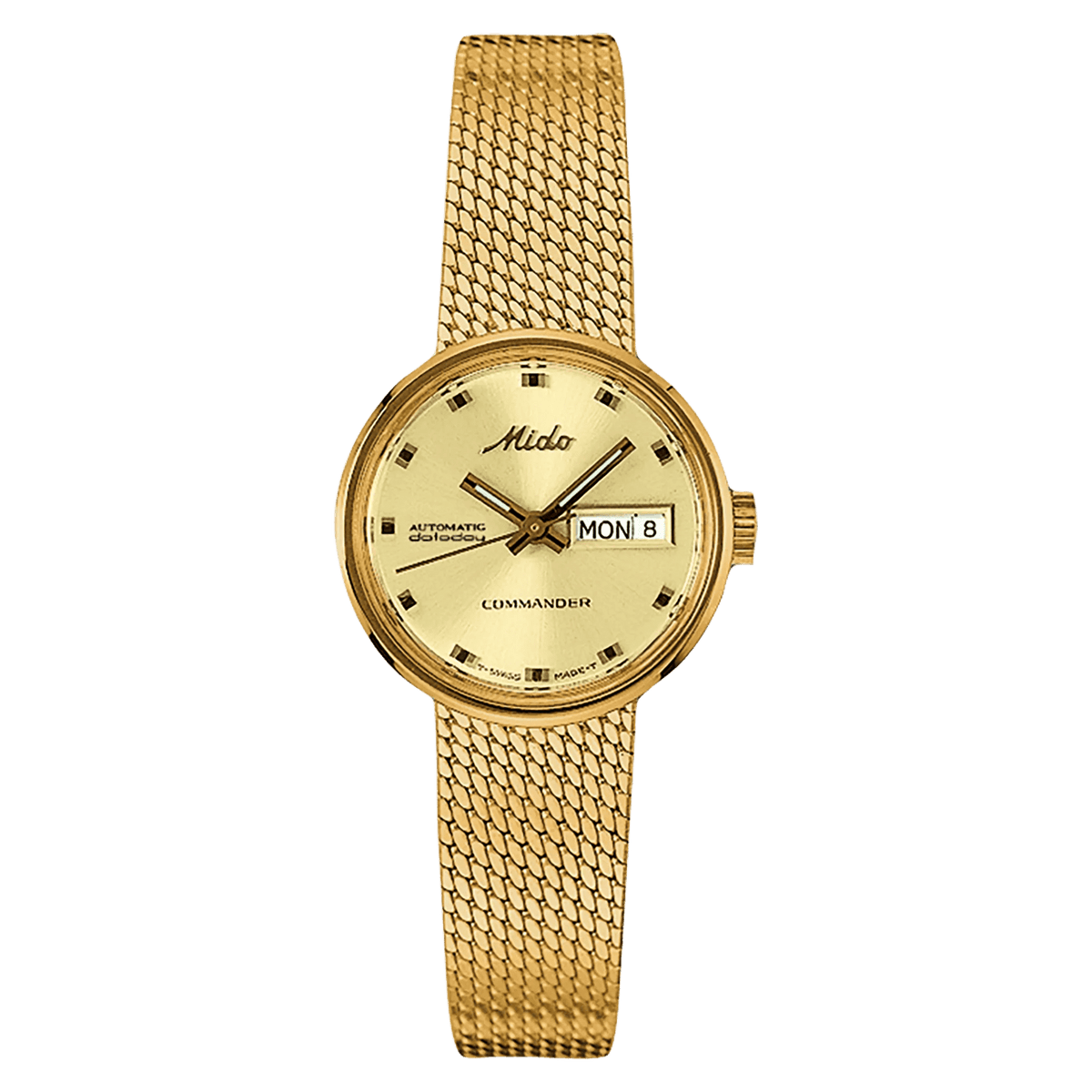 MIDO Commander 1959 Yellow Dial - Yellow Gold-Tone Stainless Steel