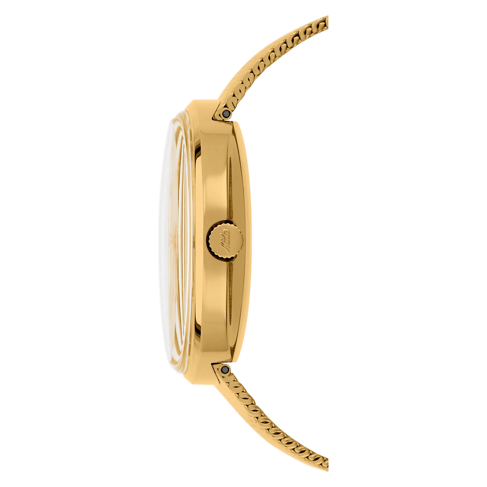 MIDO Commander 1959 Champagne Gold Tone PVD on Milanese Bracelet 37mm M842932213